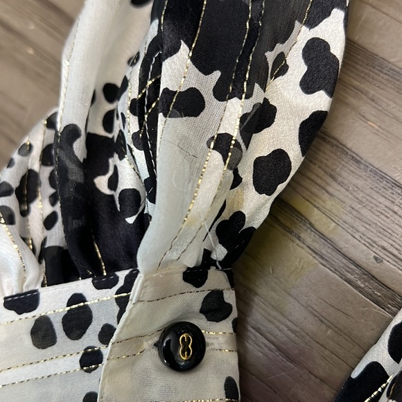 ESCADA SILK BUTTON DOWN TOP SIZE 4 - Picture 14 of 15